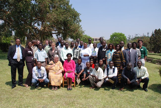 Deltakere seminar i Zambia