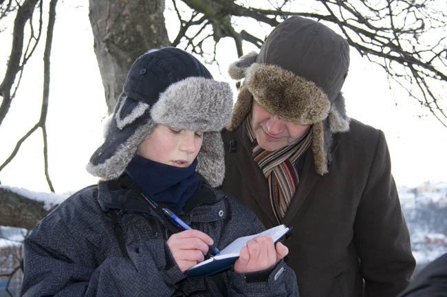 Sigurd Bangjord (t.v.) og Erik Solheim