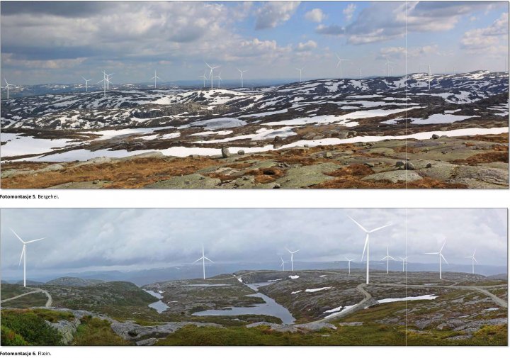 Fotomontasje vindkraftanlegg Buheii
