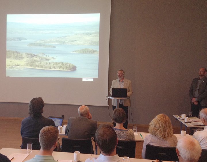 Viggo Ree holder foredrag Sundvolden Hotel 2. juli 2015