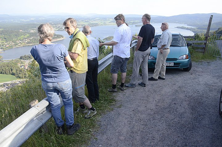Kronprinsens utsikt mot Steinsfjorden 3.7.2015