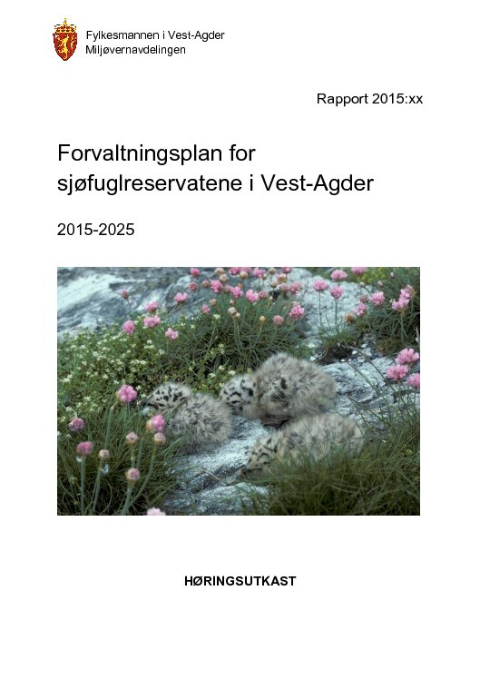 Forvaltningsplan utkast Forvaltningsplan utkast