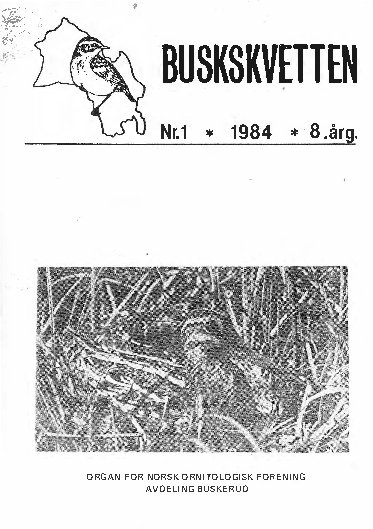 Buskskvetten nr. 1 1984 Buskskvetten nr. 1 1984