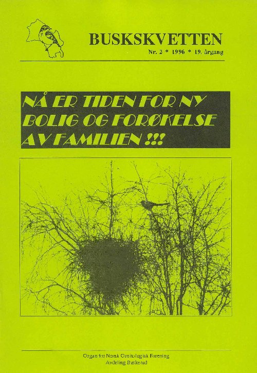 Buskskvetten nr. 2 1996 Buskskvetten nr. 2 1996