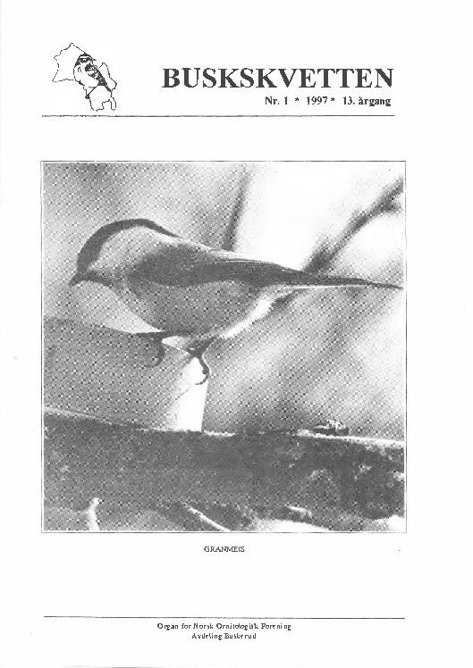 Buskskvetten nr. 1 1997 Buskskvetten nr. 1 1997