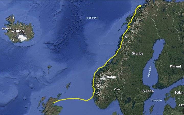 Storspovens vårtrekk Storspovens vårtrekk